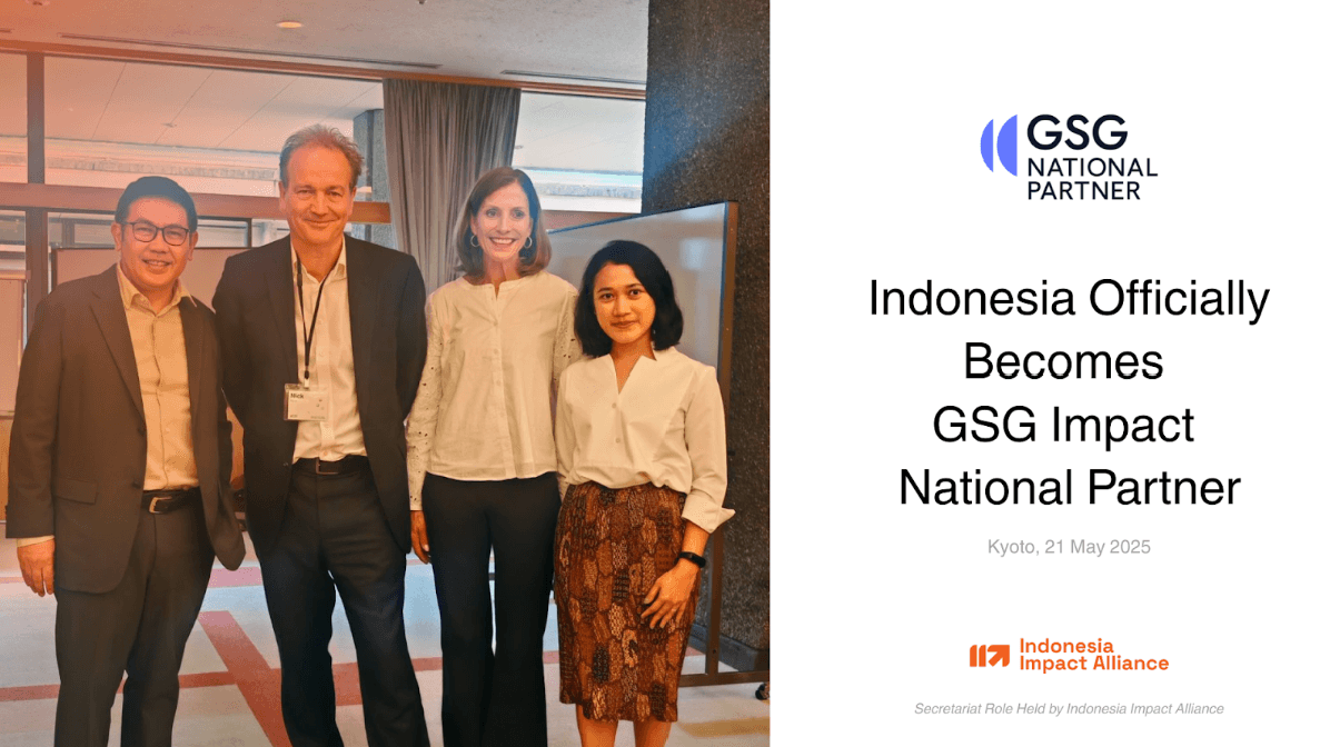 News - Indonesia Officially Joins GSG Impact as National Partner!